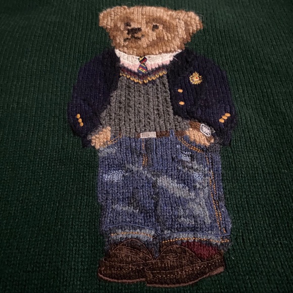 Ralph Lauren Polo Preppy Bear Sweater - Picture 5 of 16